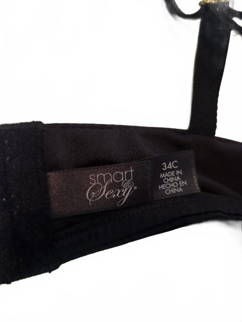 Smart & Sexy Women's Bra with Adjustable Straps and Underwire 34C